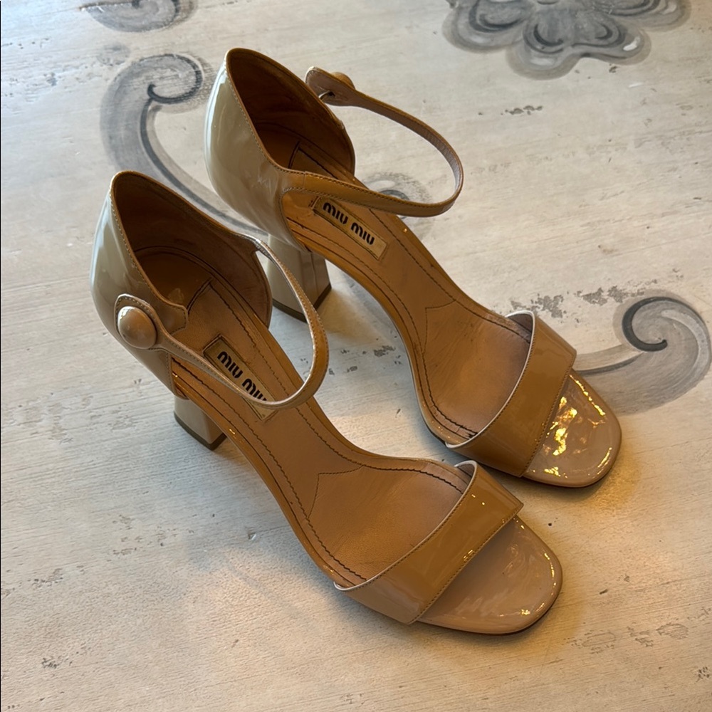 Miu Miu Tan Women's Shoes